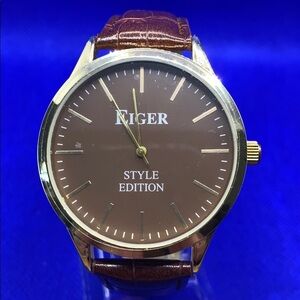 3/$12. Eiger large face fashion watch - never worn